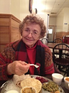 Rosemary at Udupi Bhavan