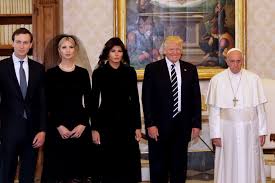 Trump entourage at Vatican